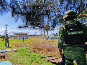 Sheinbaum informó que en el último año se han registrado ataques con drones en contra de elementos de la Sedena. EL INFORMADOR / ARCHIVO