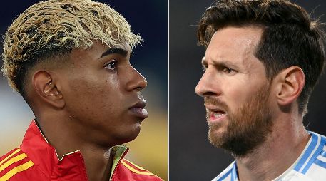 Uno de los principales atractivos del duelo será el enfrentamiento sobre el césped de Lionel Messi y el prodigio Lamine Yamal, pasado y presente del Barcelona. ESPECIAL, AFP / L. Robayo