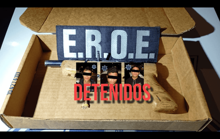 El servicio completo fue remitido ante el Agente del Ministerio Público. ESPECIAL / FACEBOOK Policía de Zapopan