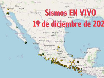 Sismos en México | EN VIVO | 19 de diciembre de 2025. ESPECIAL / SSN