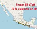 Sismos en México | EN VIVO | 19 de diciembre de 2025. ESPECIAL / SSN