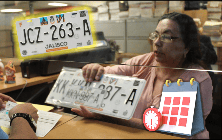 El canje de placas es un trámite obligatorio para todos aquellos vehículos cuyas láminas tienen los diseños 