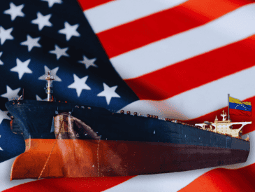 El Gobierno del presidente Donald Trump ya incautó la semana pasada un buque que había salido del país suramericano y confiscó el crudo que este transportaba. ESPECIAL / CANVA