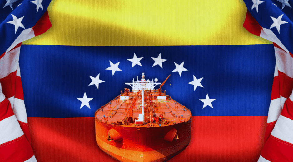 El estado del buque es desconocido y no está claro aún si transportaba crudo venezolano. ESPECIAL / CANVA