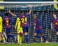 El Barcelona finaliza el año con 46 puntos, a cuatro de distancia con el Real Madrid. EFE / A. Escobar