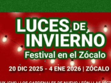 El Festival de Luces ilumina en el Zócalo amplia oferta artística y musical para todo público. INSTAGRAM / @amor_de_festival
