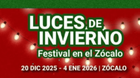 El Festival de Luces ilumina en el Zócalo amplia oferta artística y musical para todo público. INSTAGRAM / @amor_de_festival