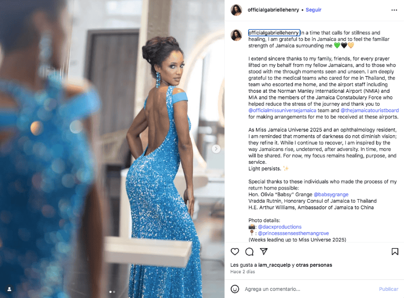 INSTAGRAM / @officialgabriellehenry&nbsp;