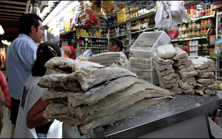El bacalao es un alimento muy consumido y el preferido de muchas familias en el menú navideño. NTX / ARCHIVO