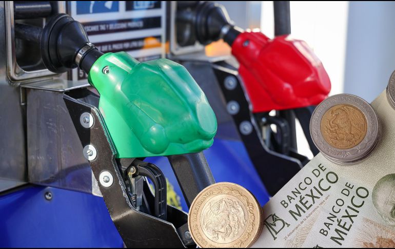 En el caso de la gasolina Magna, los consumidores pagarán una cuota de 6.7001 pesos por litro, mientras que en la Premium será de 5.6579 pesos por litro. ESPECIAL / EL INFORMADOR y CANVA