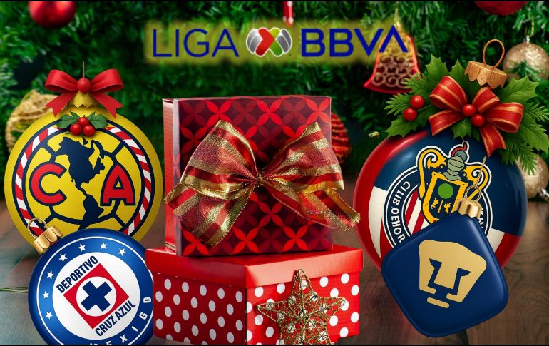 Los cuatro grandes del futbol mexicano sueñan en grande rumbo al próximo Clausura 2026. ESPECIAL / CANVA