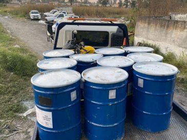 Los objetos recuperados quedaron bajo resguardo del Ministerio Público. CORTESÍA