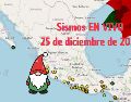 Sismos en México | EN VIVO | 25 de diciembre de 2025. ESPECIAL / SSN
