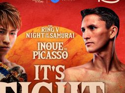 Inoue y Picasso tienen la pelea estelar de la función “Ring V: Noche de los Samuráis” en Riad, Arabia Saudita. X/DAZNBoxing