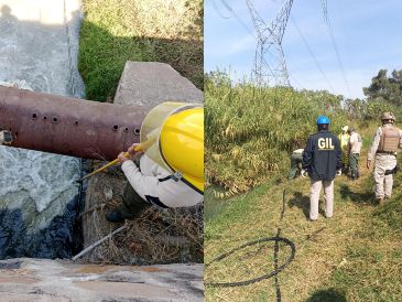 El hecho se registró alrededor de las 10:00 horas en una manguera de alta presión ubicada sobre un arroyo en la calle Maestro Sandoval. ESPECIAL / PC. JALISCO