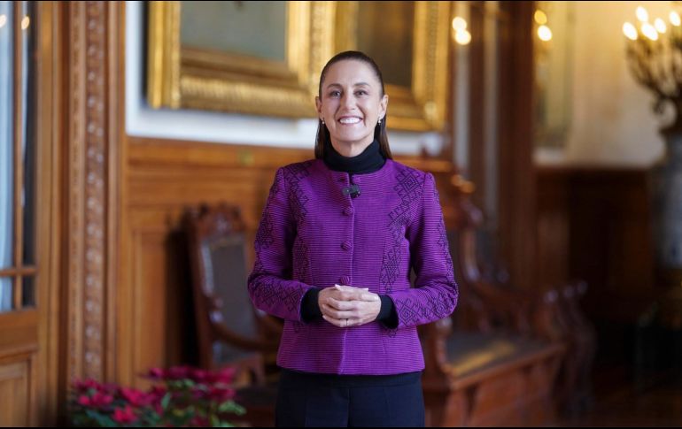 Claudia Sheinbaum comparte mensaje de fin de año y buenos deseos para 2026. EFE/ Presidencia de México