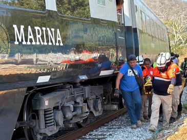 El descarrilamiento del Tren Interoceánico se registró el pasado domingo en un tramo del Corredor Interoceánico del Istmo de Tehuantepec. SUN