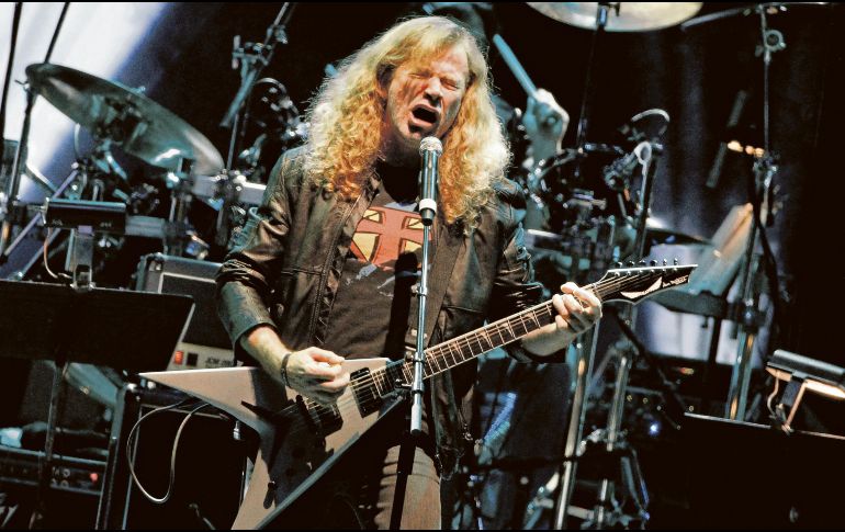 La legendaria banda de rock conocida como Megadeth, viene en su gira de despedida el 13 de mayo. AFP