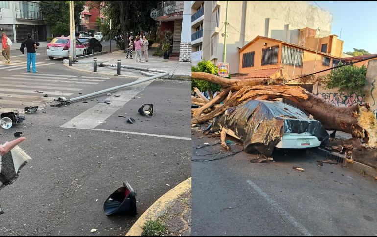 Estas son las afectaciones que se han presentado hasta el momento en la Ciudad de México tras el sismo de Guerrero. ESPECIAL / FACEBOOK Clara Brugada