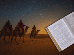 Los sabios de Oriente siguieron su camino hasta que la estrella que seguían se detuvo sobre el lugar donde se encontraba el niño Jesús y sus padres. ESPECIAL / CANVA