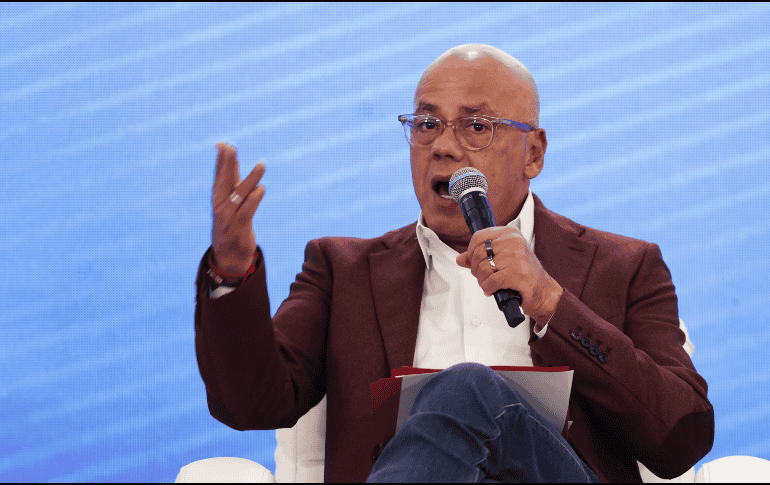 Jorge Rodríguez afirmó que usará todos los recursos legales y políticos para traer de vuelta a Maduro a Venezuela. EFE/ R. Peña