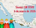 Sismos en México | EN VIVO | 6 de enero de 2026. ESPECIAL / SSN