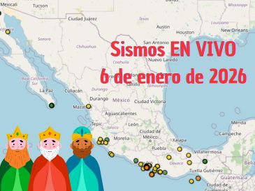 Sismos en México | EN VIVO | 6 de enero de 2026. ESPECIAL / SSN