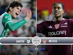 Santos Laguna recibe a Necaxa en el TSM en su presentación en el Clausura 2026. ESPECIAL / IMAGO7 y CANVA