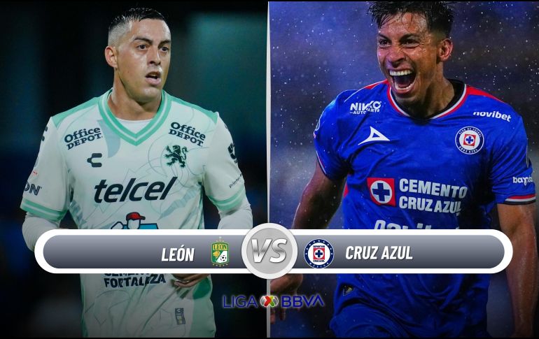 Cruz Azul visita a León en la Jornada 1 del Clausura 2026 de la Liga MX. ESPECIAL / IMAGO7 y CANVA