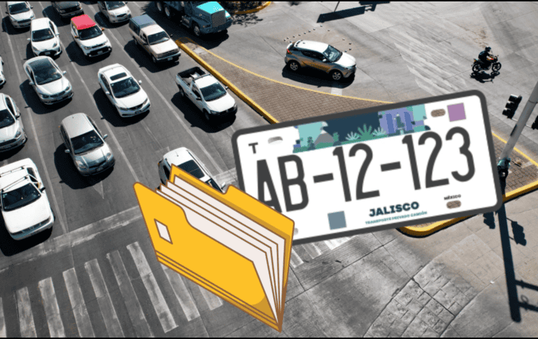 Llevar la documentación completa reduce tiempos de espera y agiliza la reposición de placas. EL INFORMADOR / CANVA