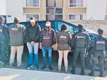 Dos ciudadanos colombianos fueron detenidos en Valle de los Molinos, en Zapopan. ESPECIAL