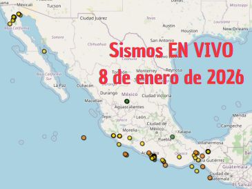 Sismos en México | EN VIVO | 8 de enero de 2026. ESPECIAL / SSN