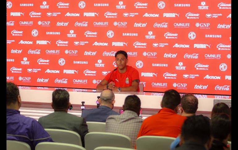 En el plano personal, Romo reconoció que atraviesa una etapa de mayor madurez, enfocada plenamente en su crecimiento y en dejar huella dentro de la institución tapatía. EL INFORMADOR / A. Navarro