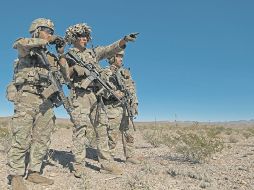 El Ejército de Estados Unidos ya se encuentra desplegado en algunos puntos de la frontera entre nuestro país y Texas. AFP/H. Martínez
