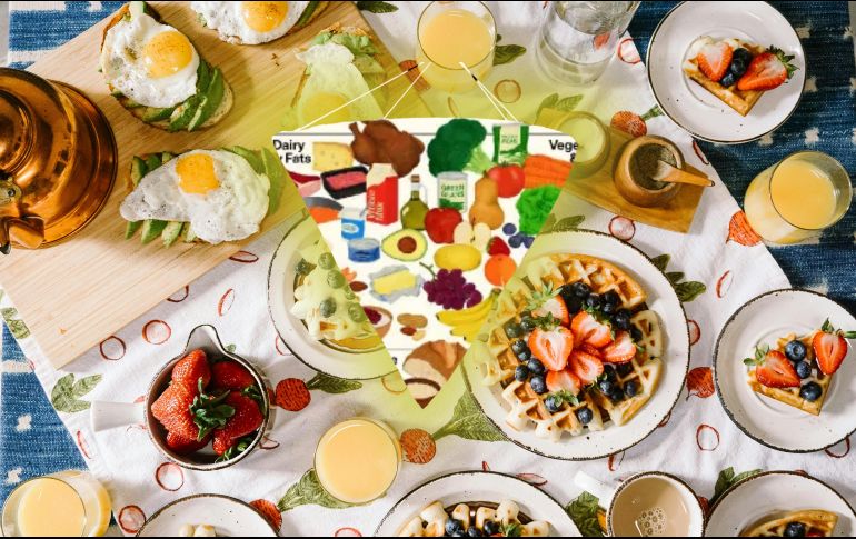 Así quedó la nueva pirámide alimenticia publicada por Estados Unidos. ESPECIAL / UNSPLASH Rachel Park