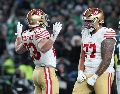 Los 49ers ahora se preparan para enfrentar a los Seahawks de Seattle, mientras que Filadelfia se despide de su sueño de repetir el título. AFP.