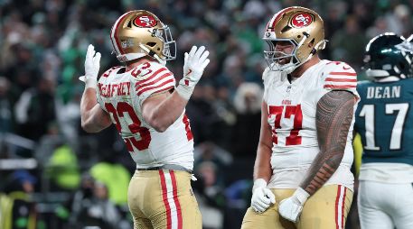 Los 49ers ahora se preparan para enfrentar a los Seahawks de Seattle, mientras que Filadelfia se despide de su sueño de repetir el título. AFP.