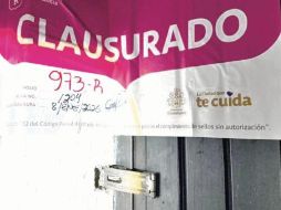 Bar permanece sellado tras superar los límites de ruido permitidos. ESPECIAL