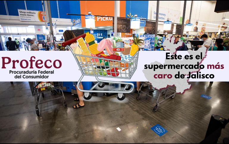 En este supermercado encuentras los precios más altos de todo el país para adquirir la Canasta Básica; se encuentra en Zapopan. EL INFORMADOR / ARCHIVO