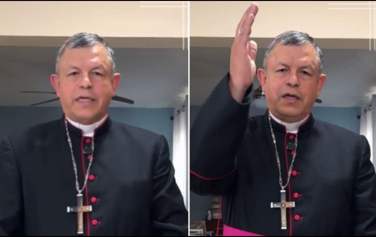 En conferencia de prensa, después de la homilía dominical, el prelado se refirió además a la incursión militar de los Estados Unidos en Venezuela y la aprehensión de Nicolás Maduro. ESPECIAL / ARQUIDIÓCESIS DE TUXTLA