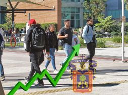 Las cifras revelaron que la Universidad de Guadalajara superó el promedio nacional en cuanto a la admisión de alumnas y alumnos que ingresan al nivel de educación superior. EL INFORMADOR / ARCHIVO