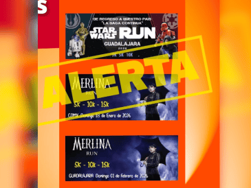 La Procuraduría dijo que no existen tales carreras por lo que lanzó la alerta a los corredores para que no hagan ningún pago. ESPECIAL/X/ @Profeco