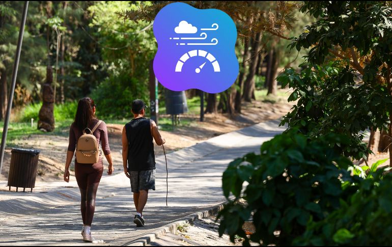 Índice de la calidad por zonas del AMG. EL INFORMADOR / ARCHIVO