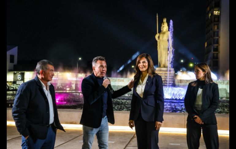 Se amplió el radio de la glorieta, se habilitaron cruces peatonales seguros, con semaforización visual y auditiva a fin garantizar la seguridad para llegar al monumento, se instaló una estación de Mi Bici y se rehabilitaron todas las instalaciones hidrosanitarias. EL INFORMADOR/ A. Navarro