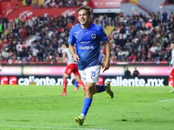 Iker Fimbres celebra tras anotar el segundo gol del partido. IMAGO7/R. Dávila