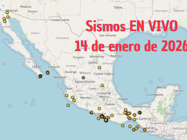 Sismos en México | EN VIVO | 14 de enero de 2026. ESPECIAL / SSN