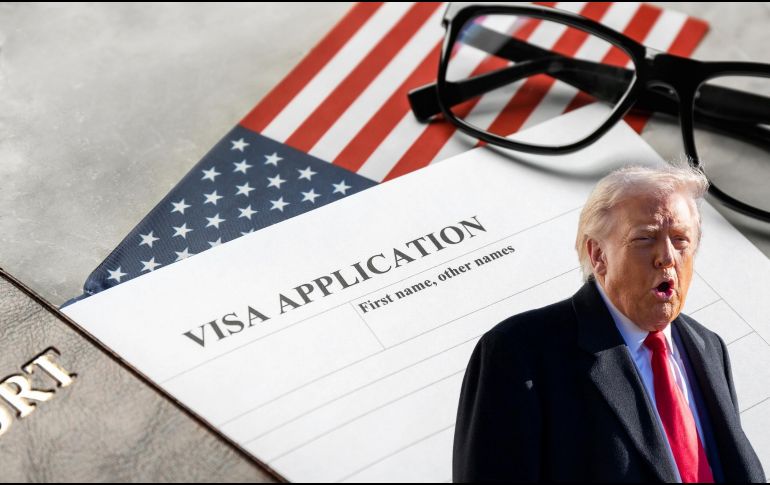 Los visados de inmigración son aquellos que permiten residir de manera permanente en Estados Unidos, mientras que los visados de no inmigrante, destinados a estancias temporales, no se verán afectados por la suspensión. ESPECIAL / CANVA y EFE