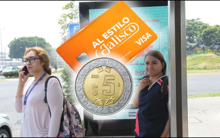 Con el ajuste al precio del servicio del transporte público, las y los estudiantes de Jalisco solo verán un aumento de 25 centavos en el aumento de la tarifa, pues actualmente pagan  4 pesos con 75 centavos. EL INFORMADOR / ARCHIVO