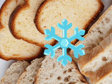 Para obtener todos sus beneficios, se recomienda congelar el pan en rebanadas y en bolsas herméticas o envuelto en papel apto para congelador.  CANVA