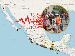 Los sismos más fuertes del 2025 se presentaron en Baja California Sur, Jalisco, Chiapas y Michoacán. EL INFORMADOR / ARCHIVO / ESPECIAL / SSN